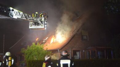 Wohnhaus in Ruschwedel von Feuer zerstört - Schaden ca. 200.000 Euro