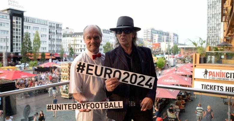 Hamburg-Botschafter: Udo Lindenberg und Corny Littmann engagieren sich auf dem Weg zur UEFA EURO 2024
