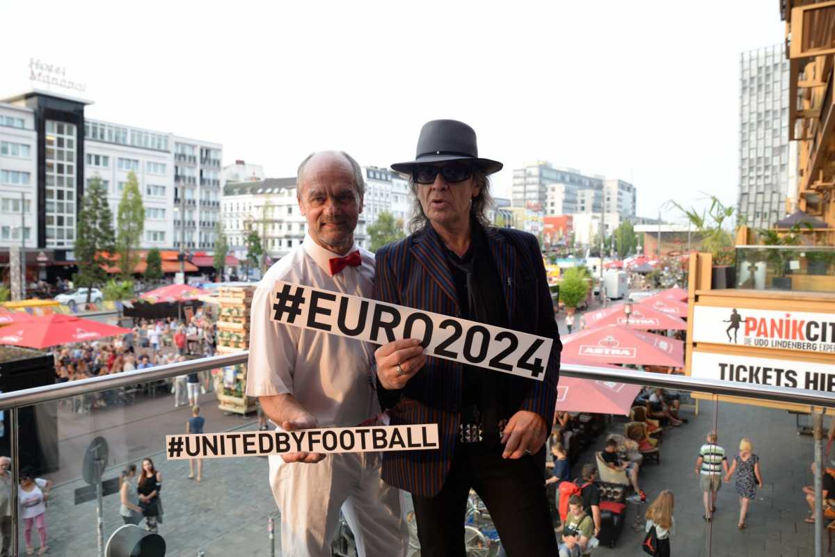 Hamburg-Botschafter: Udo Lindenberg und Corny Littmann engagieren sich auf dem Weg zur UEFA EURO 2024