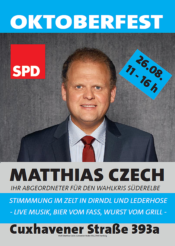 Oktoberfest mit dem Bürgerschaftsabgeordneten Matthias Czech