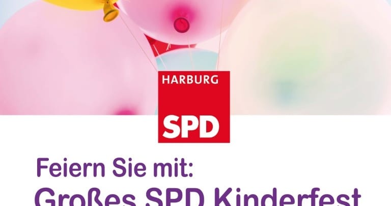 Kinderfest auf dem Harburger Rathausplatz