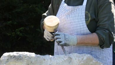 Wochenendworkshop zur Steinbildhauerei an der Kunststätte Bossard