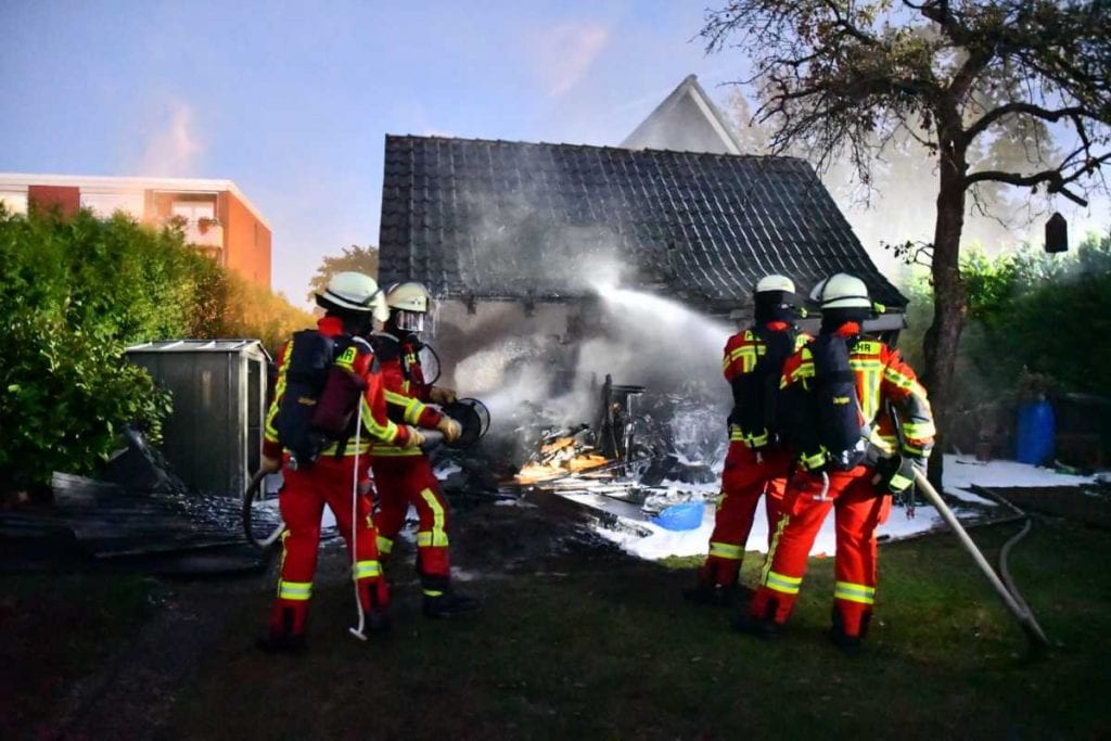Feuerwehreinsatz in der Königsberger Straße