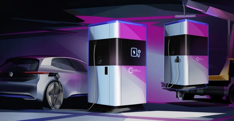 Volkswagen stellt "Powerbank" für E-Fahrzeuge vor