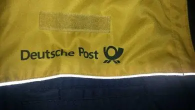 Das ist eine Postjacke.