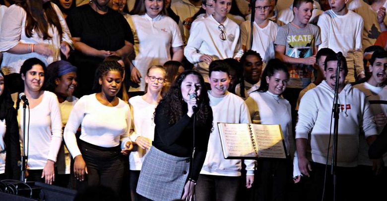 Stadtteilschule Süderelbe: Freundschaftskonzert in der Michaelis-Kirche