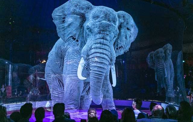 Circus Roncalli gastiert auf der Moorweide am Bahnhof Dammtor
