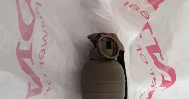 Handgranate bei der Polizei abgegeben