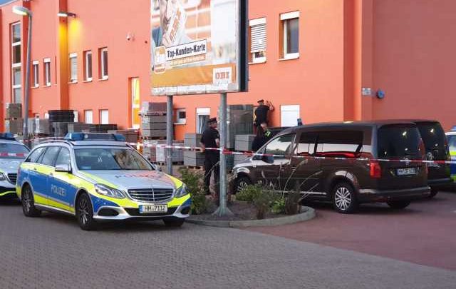Großeinsatz bei Neugrabener Baumarkt