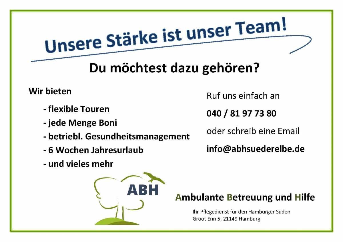 30 Std. examinierte Alten-/Krankenpflegekraft m/w/d 1 30 Std. examinierte Alten-/Krankenpflegekraft m/w/d