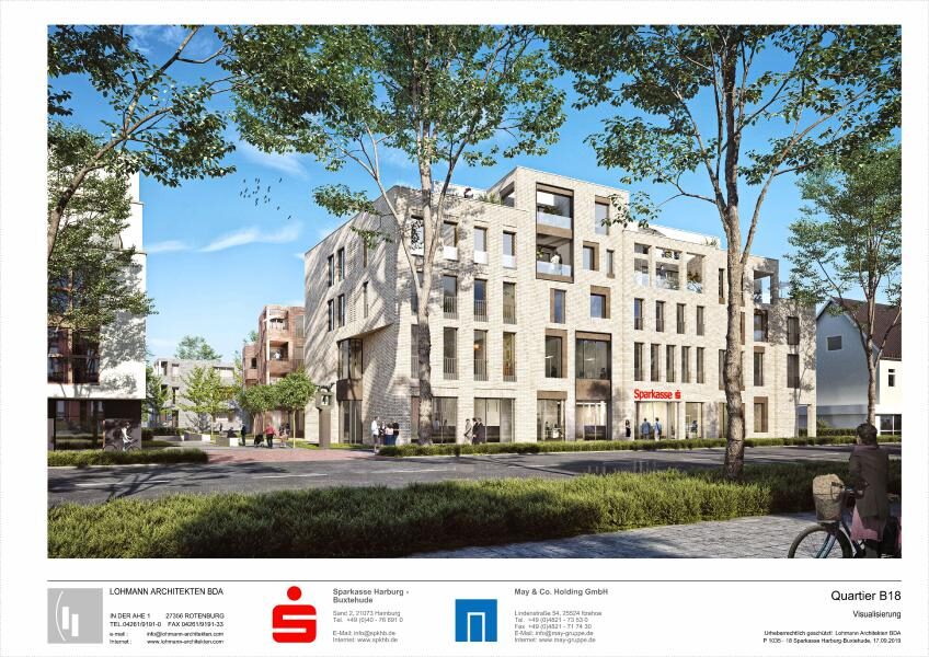 Sparkasse stellt Pläne für den Neubau in Buxtehude vor