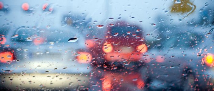 Schlechtes Wetter zu sehen