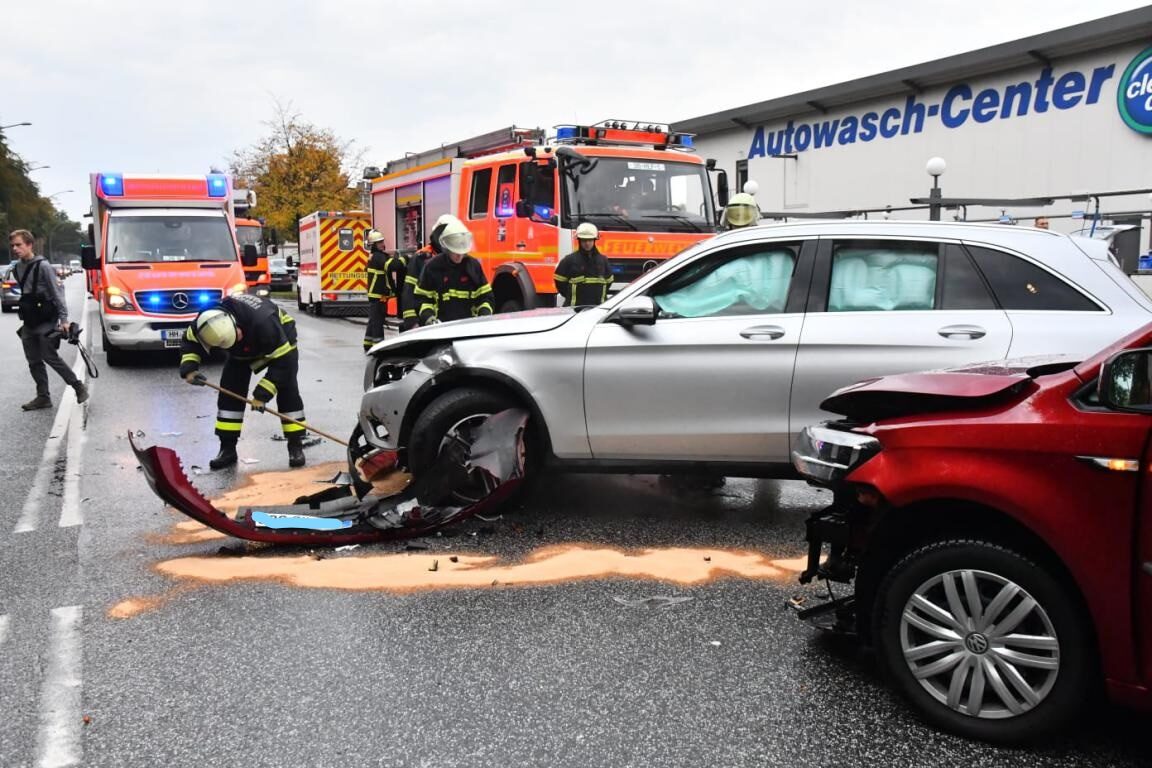 Schwerer Unfall auf der B73 in Heimfeld