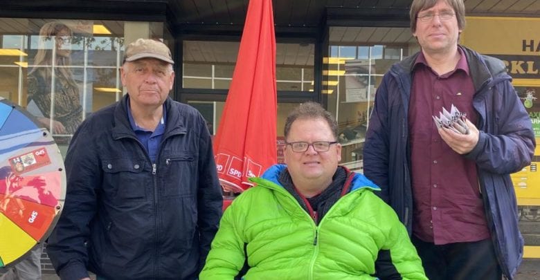 SPD-Fraktionsvorsitzender Dirk Kienscherf besucht Neugraben