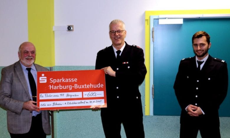 Förderverein der Freiwilligen Feuerwehr Neugraben sammelte 600 Euro