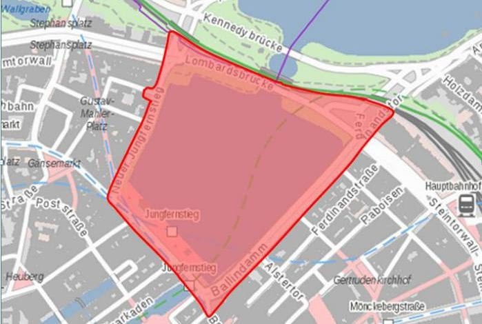 Hamburg verbietet Feuerwerk rund um die Binnenalster