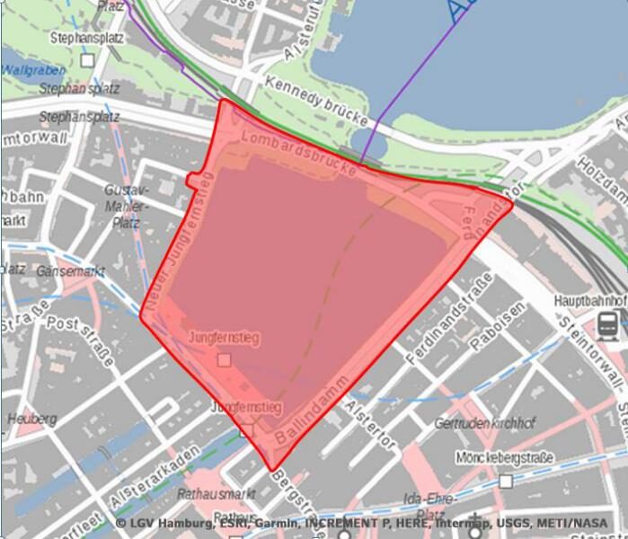 Hamburg verbietet Feuerwerk rund um die Binnenalster