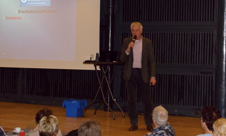 a man speaking into a microphone