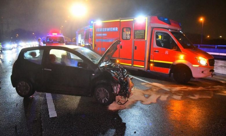 Schwer verletzt nach Unfall auf der A7
