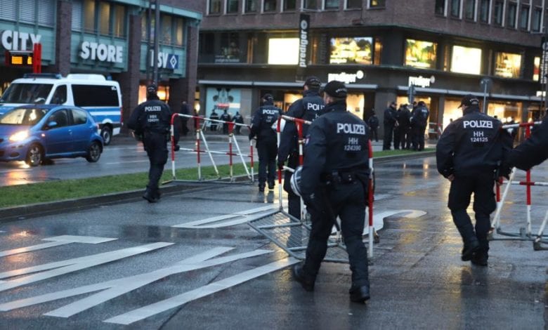 Polizei sichert AfD-Büro in Hamburg