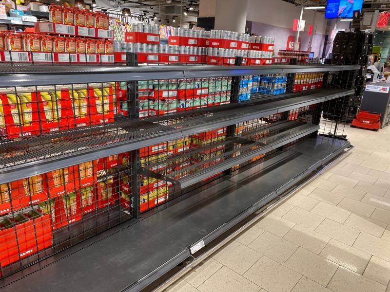 Weiter keine Engpässe bei der Lebensmittelversorgung