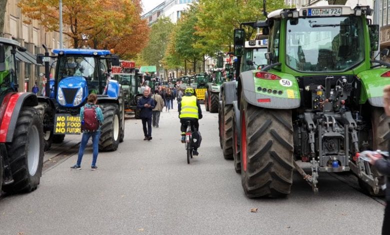 Treckerdemo: Am Donnerstag droht auch im Süden Stau