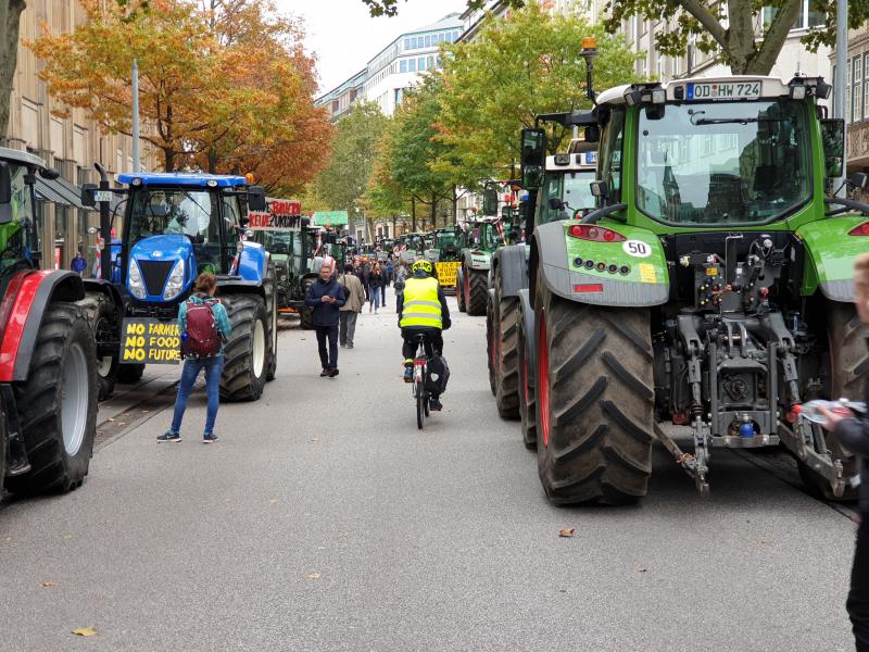 Treckerdemo: Am Donnerstag droht auch im Süden Stau