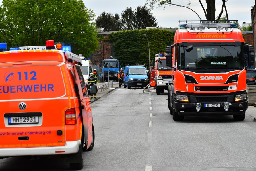 Bauarbeiter beschädigen Gasleitung in Harburg