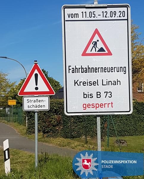 Erneuerung der Fahrbahn zwischen Horneburg und Issendorf