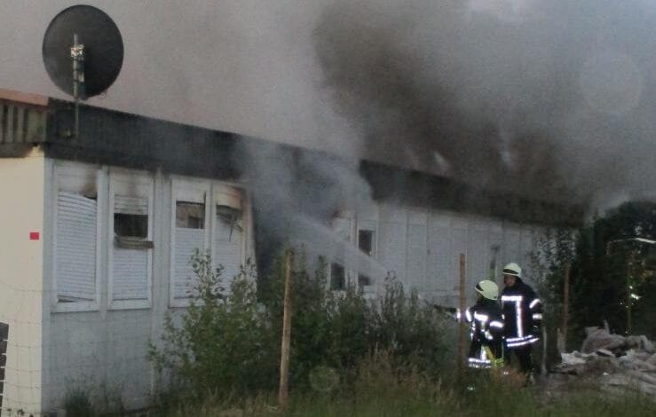 Feuer in Asylunterkunft blieb ohne Verletzte