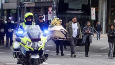 Querdenker-Demo in Hamburg mit wenig Zulauf