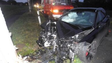 Autofahrer bei Unfall in Schwinge schwer verletzt