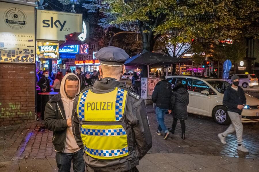 Corona-Kontrolle auf St. Pauli verlief insgesamt ruhig