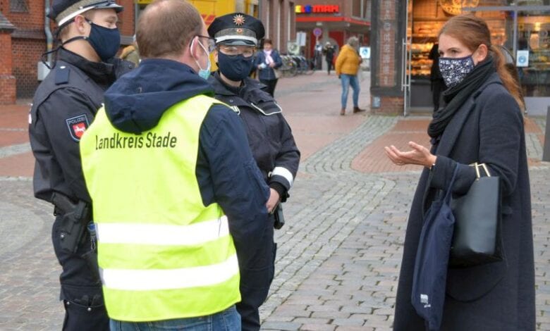 Corona: Polizei und Landkreis Stade kontrollieren gemeinsam Maskenpflicht