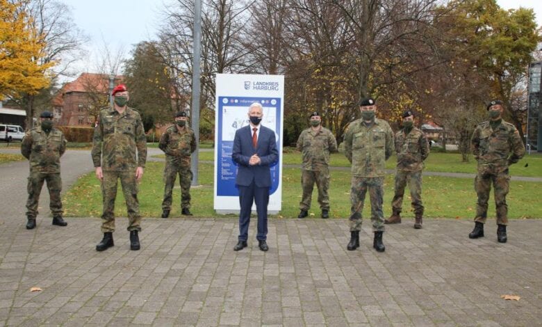 Bundeswehr hilft in der Kontaktverfolgung auch im Landkreis