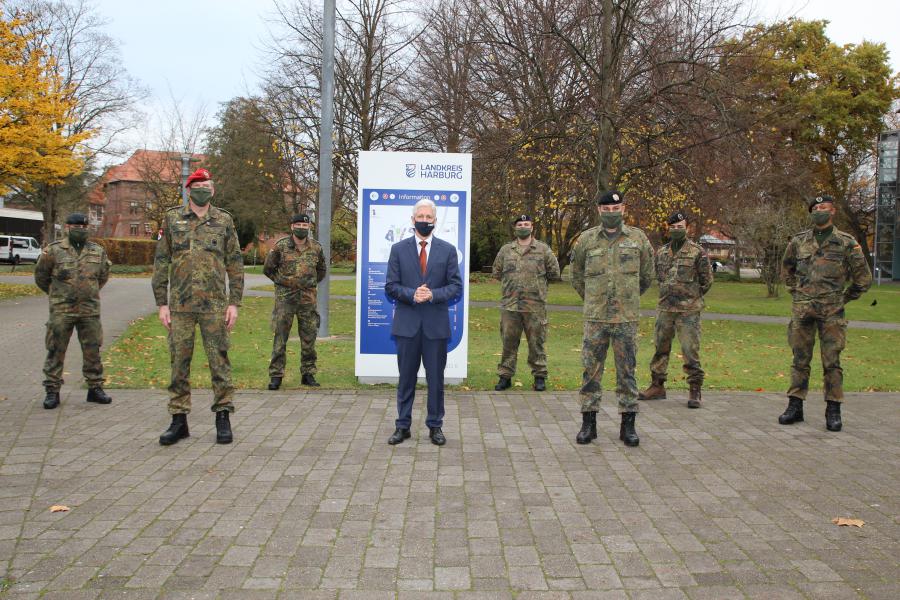 Bundeswehr hilft in der Kontaktverfolgung auch im Landkreis