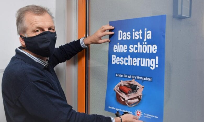 Plakatkampagne gegen Taschendiebstähle gestartet