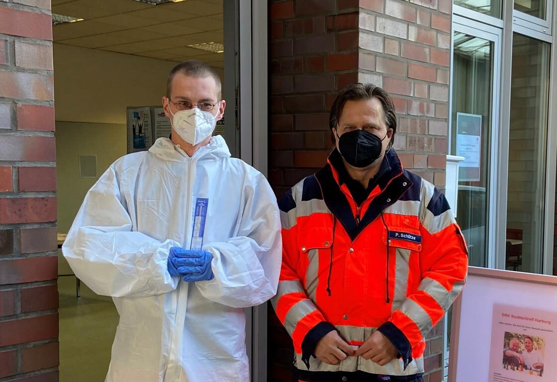 DRK startet zwei weitere Test-Standorte in Hamburg