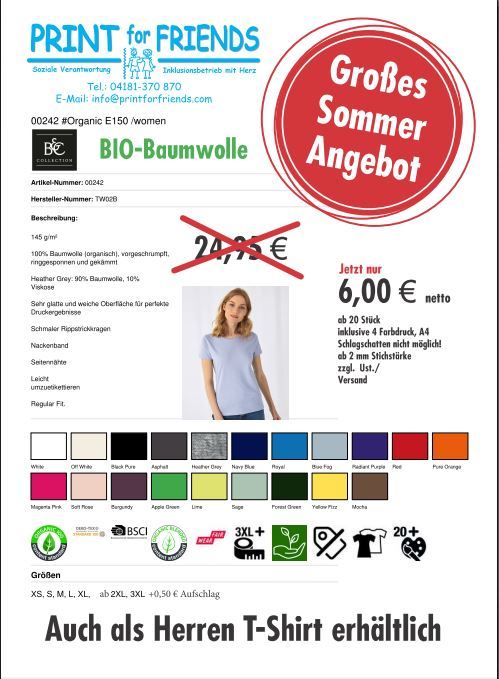 Überraschende Wahlergebnisse in Sachsen-Anhalt! "Nachhaltige" T-Shirts bei PRINT for FRIENDS! Mini Car verstärkt sein Team!