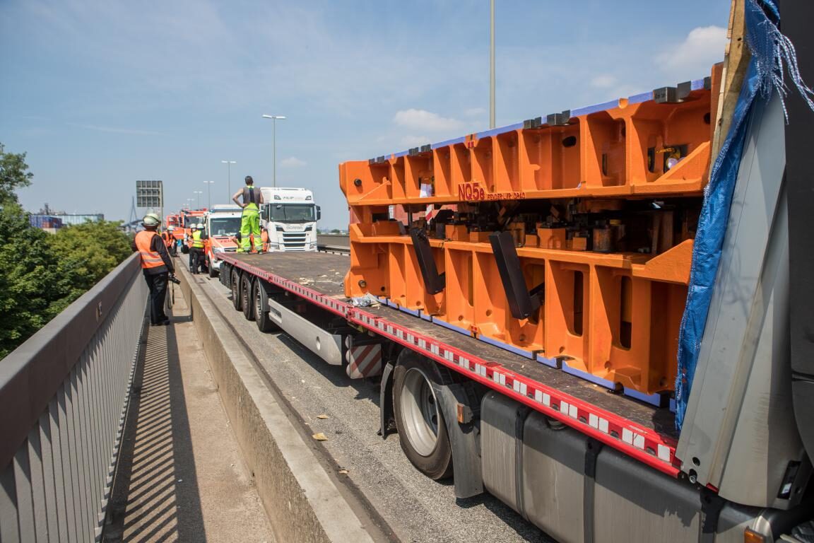 Schon wieder: Köhlbrandbrücke musste gesperrt werden