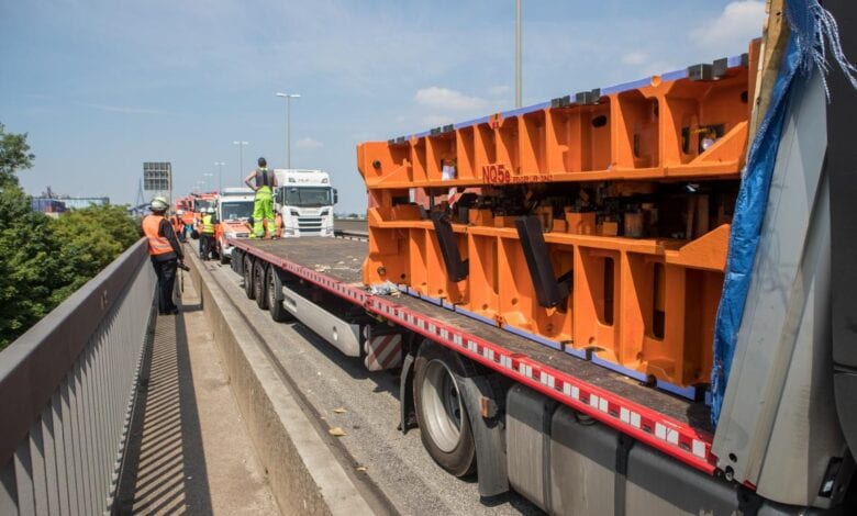 Schon wieder: Köhlbrandbrücke musste gesperrt werden