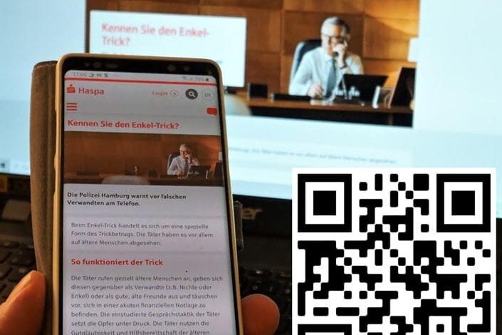 Per Livestream: LKA und Haspa warnen vor Betrug am Telefon