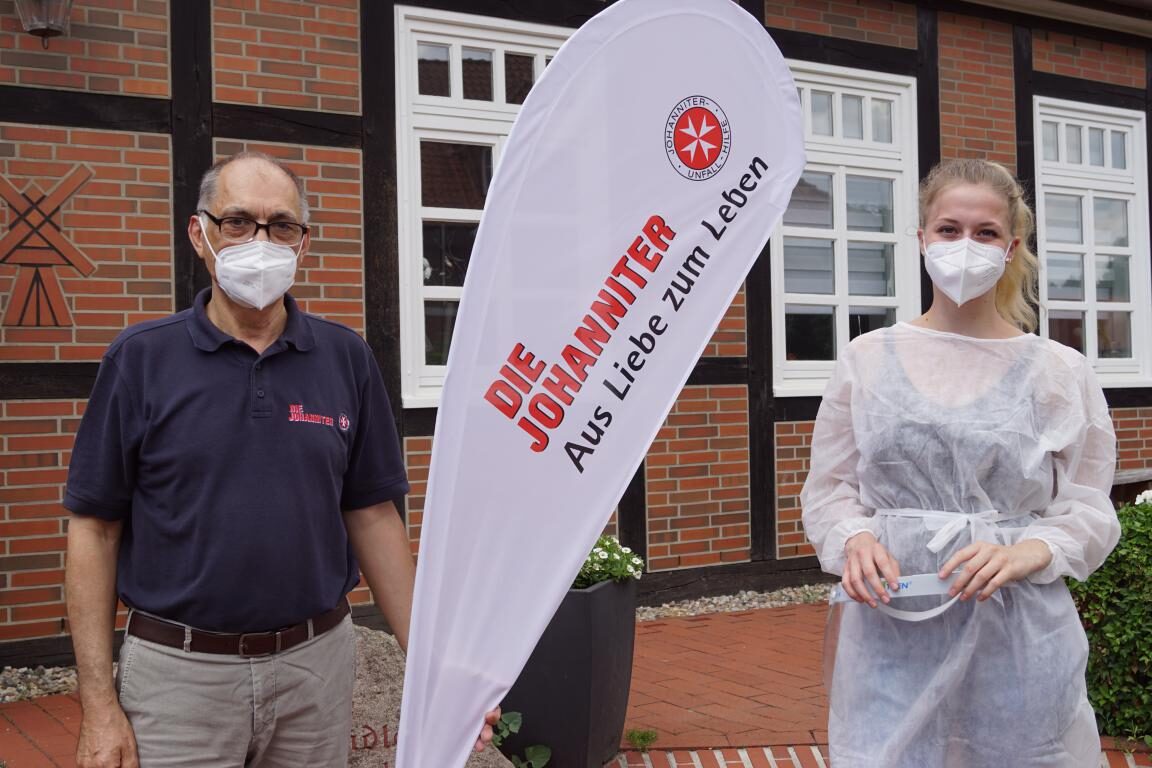 Die Johanniter bieten ab sofort zusätzliche Testzeiten im Küsterhaus Hanstedt an