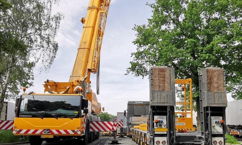 Mit Schwertransporter ohne Genehmigung unterwegs