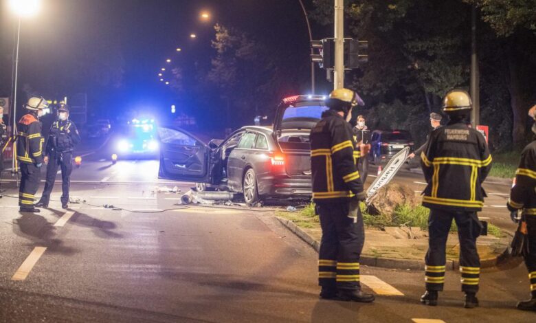 Nach Erkrankung - Schwerer Unfall direkt vor einem Krankenhaus