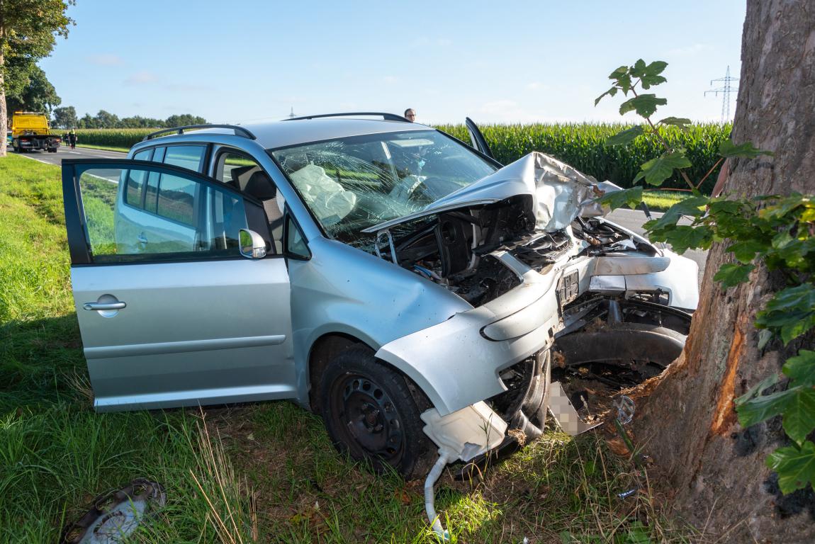 Autofahrer stirbt bei Kollision mit Baum