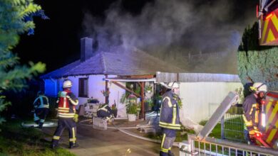 Wohnhaus durch Zimmerbrand beschädigt