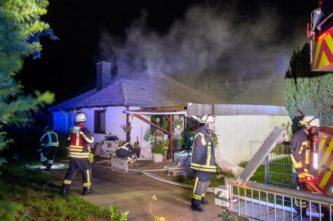 Wohnhaus durch Zimmerbrand beschädigt