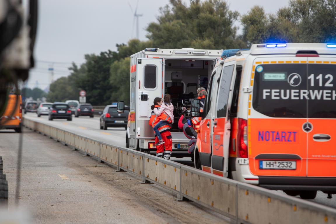 Keine Rettungsgasse: Notarzt muss zur Einsatzstelle laufen