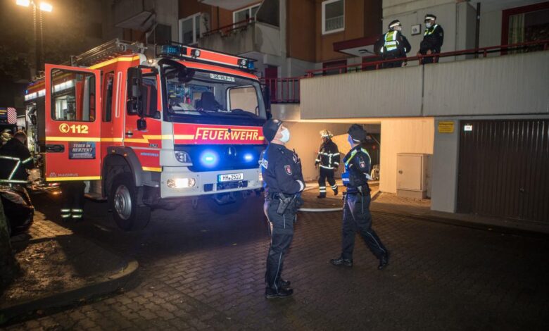 Starke Rauchentwicklung bei Kellerbrand in Wilhelmsburg